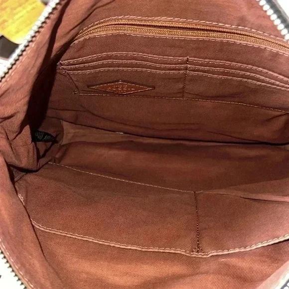 FOSSIL Women's Dawson Crossbody Bag Floral Canvas Camouflage Purse - Picture 11 of 14